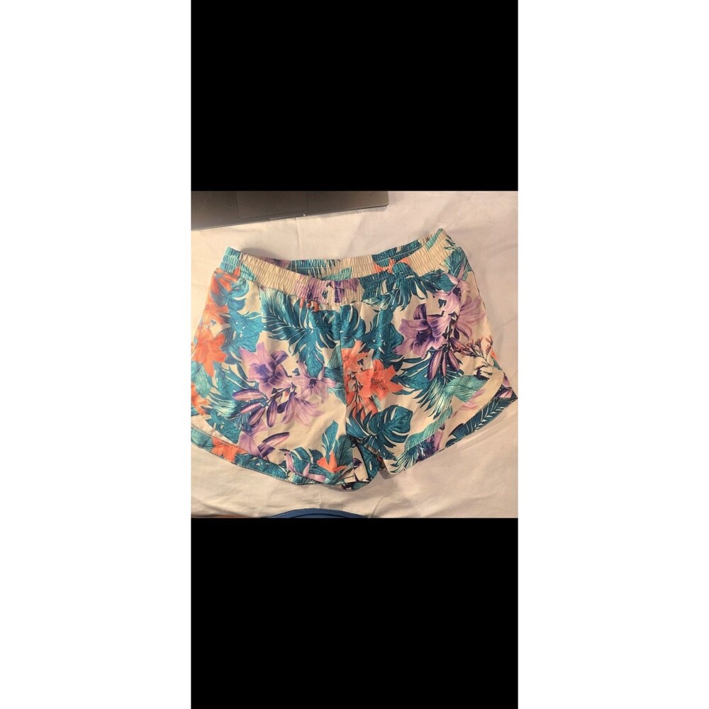 Xersion Women's Tropical Floral Swim Shorts Large